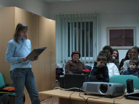 Novoizvoljena predsednica kluba predstavlja program dela za leto 2009.