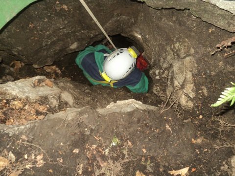 Vhodna stopnja je dovolj široka za spust. Foto Borivoj Ladišić