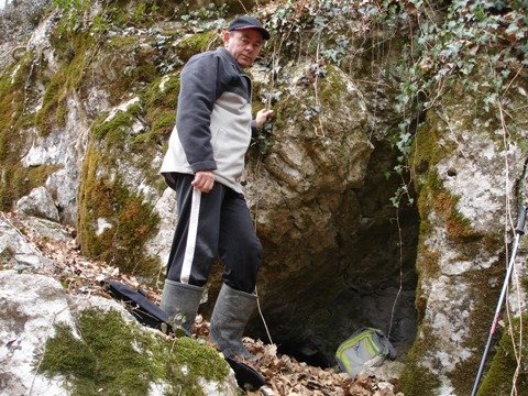 Požiralnik pod Velikim kevdrom.