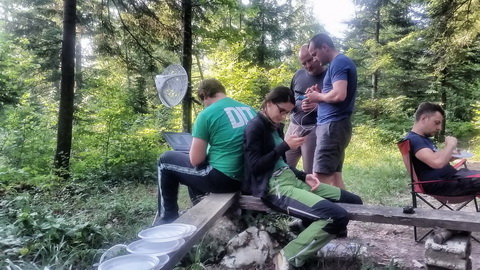 Potem smo postavili brezžično omrežje.