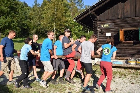 Za zaključek preverjanja je sledil jamarski krst.