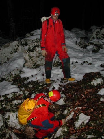 Ena prvih slik, 25.1.2003. Foto: Jože Tomšič.