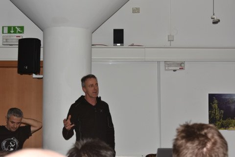 Roberto Antonini, »starosta« raziskovanj na rombonskih podih.