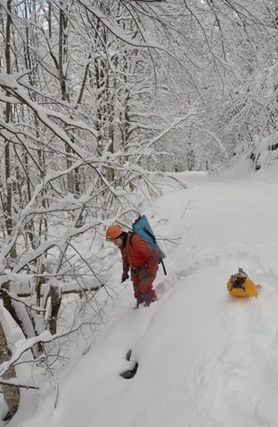 Srečko že šteje novo jamo.