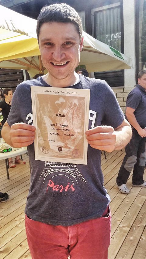 Tomaž Grdin, jamar.