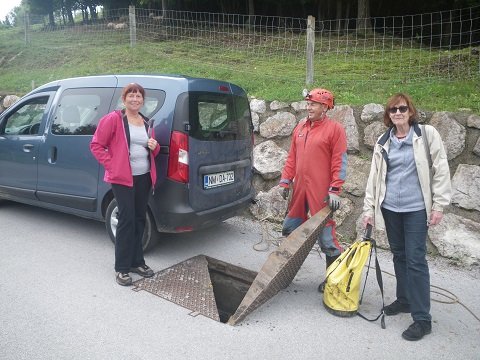 Del ekipe, manjka Boris, ki je fotografiral. Foto Boris Sket.