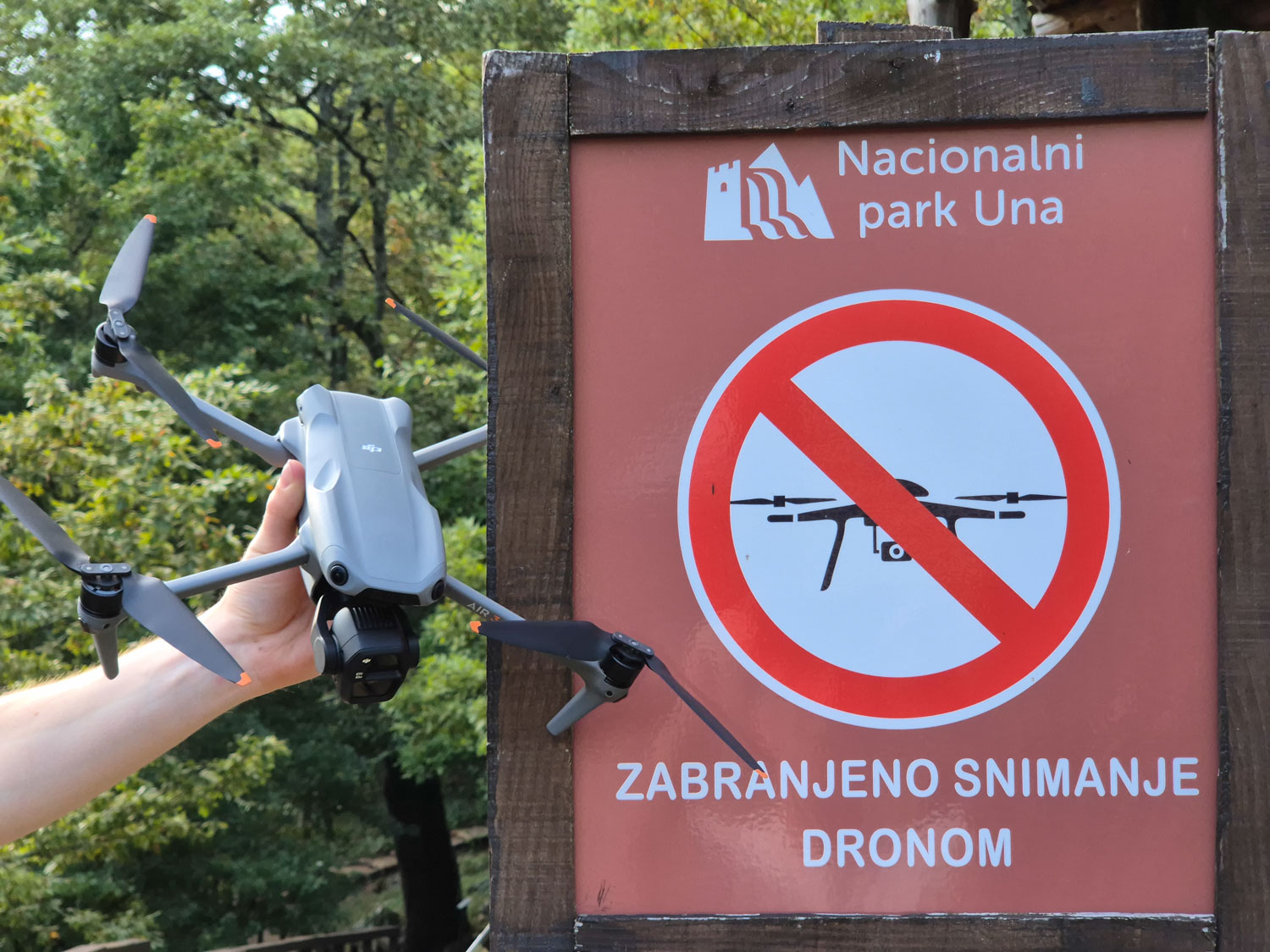 Ups, nič ne bomo snemali!