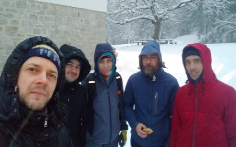 Ekipa na koncu dneva.