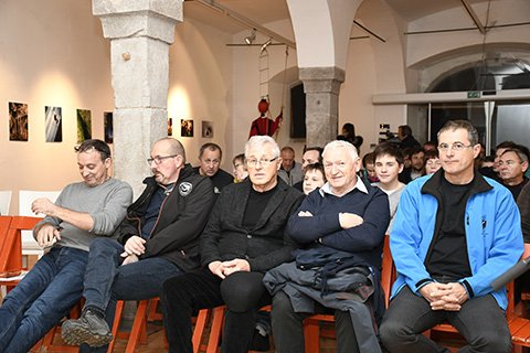 V prvi vrsti z leve: Andrej Hudoklin, Zdravko Bučar, Alojz Medle, Danilo Breščak ter Igor Benko.